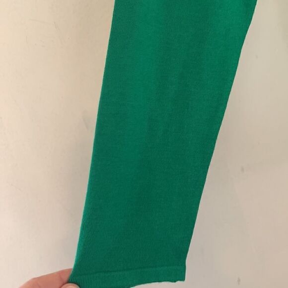 RED green turtleneck long sleeve sweater Size XL NWT - Picture 3 of 8